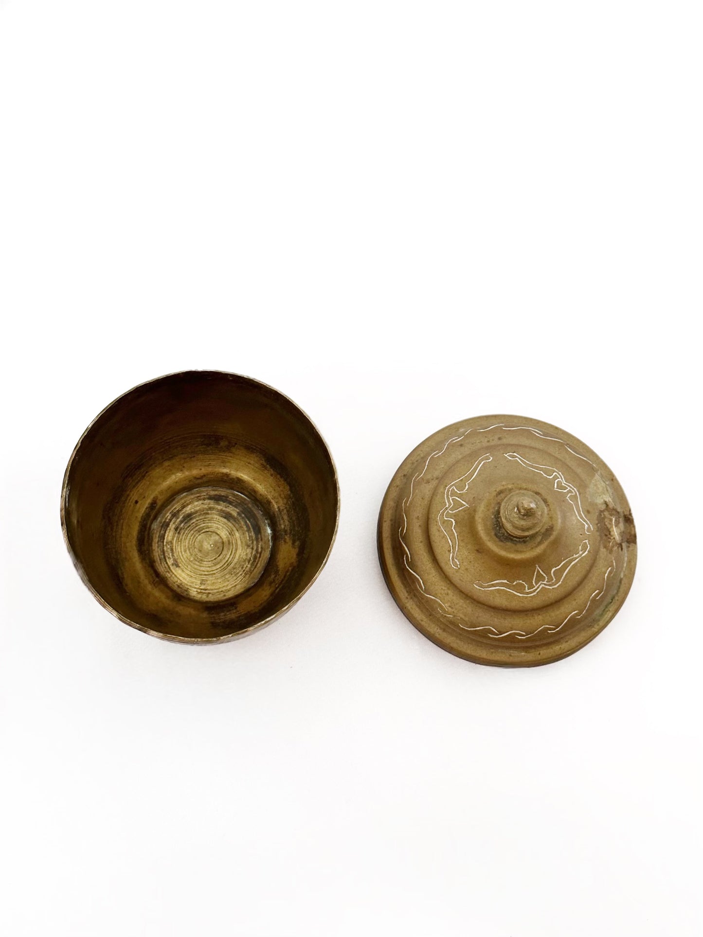Brass Hand Spun Jar