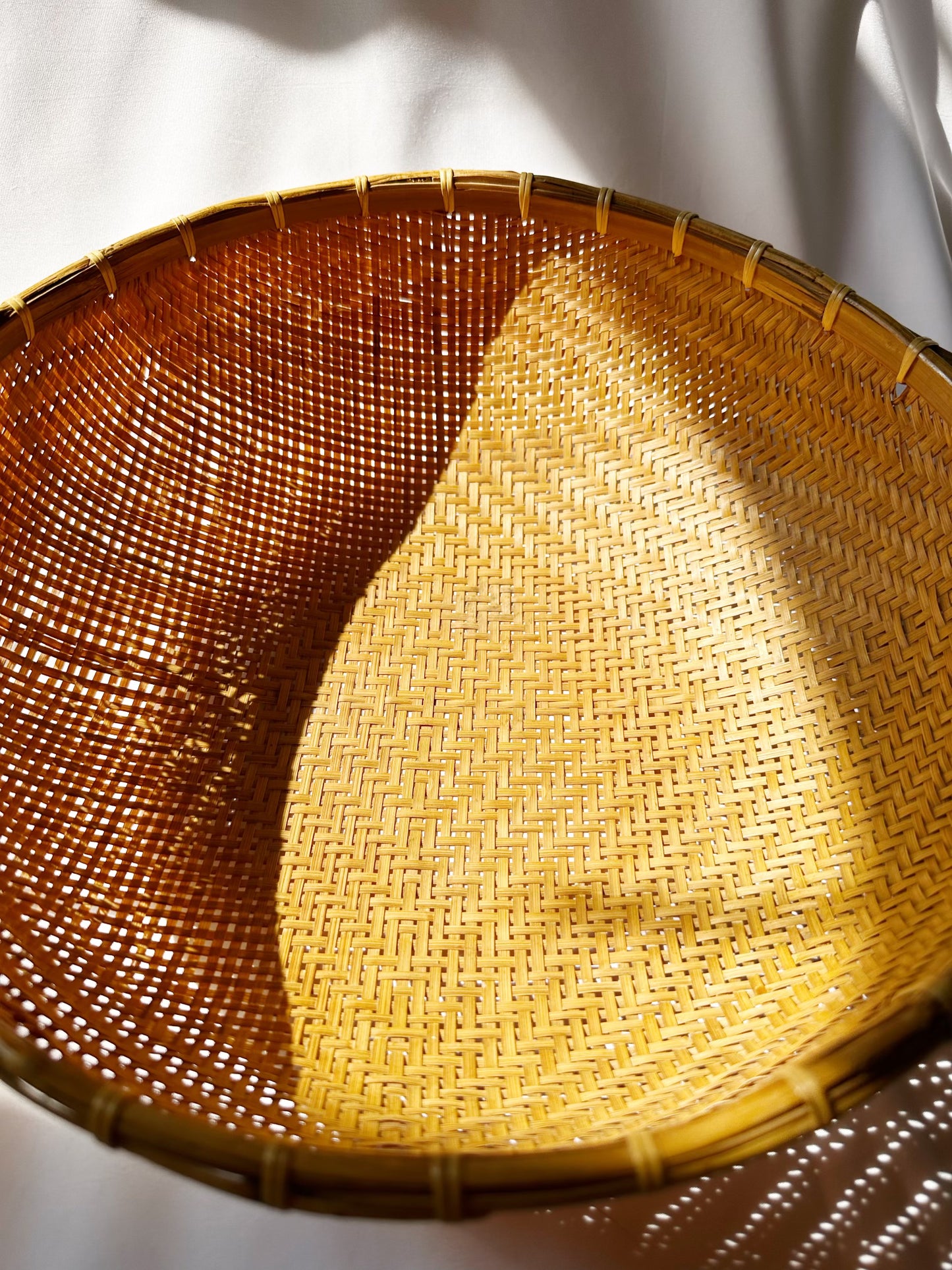 Wicker Basket With Handles