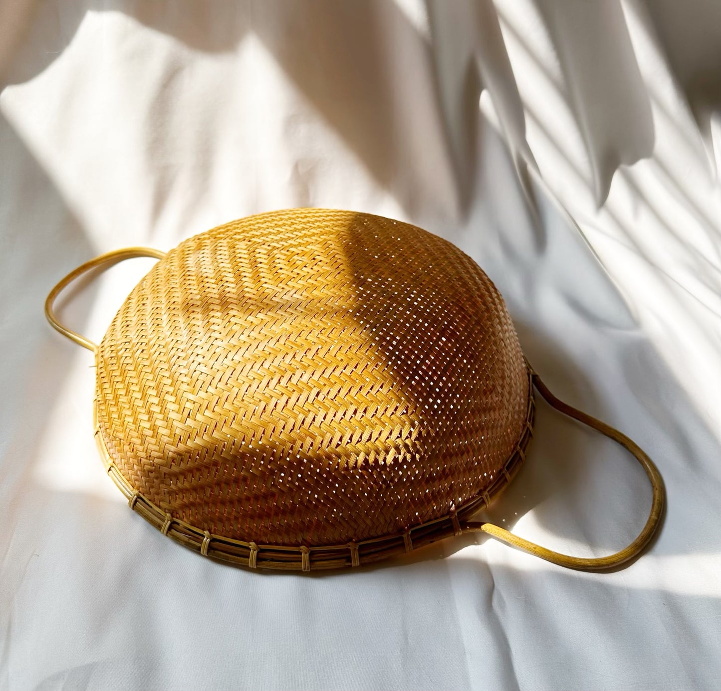 Wicker Basket With Handles