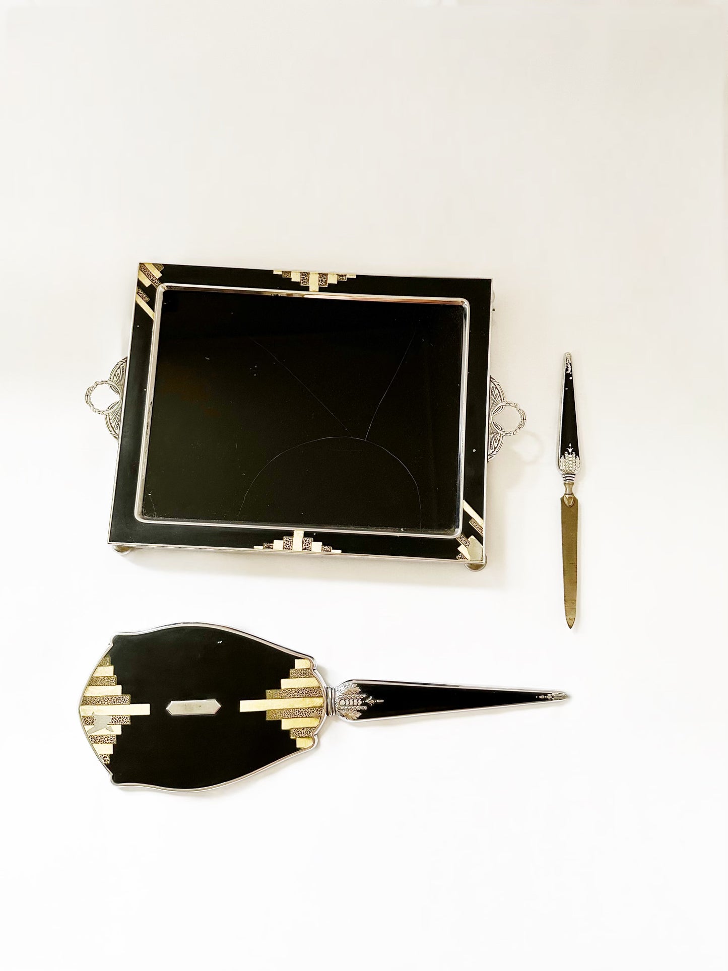 Art Deco Vanity Set