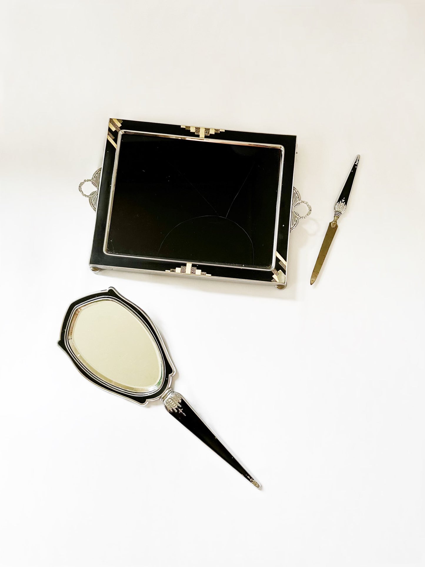 Art Deco Vanity Set