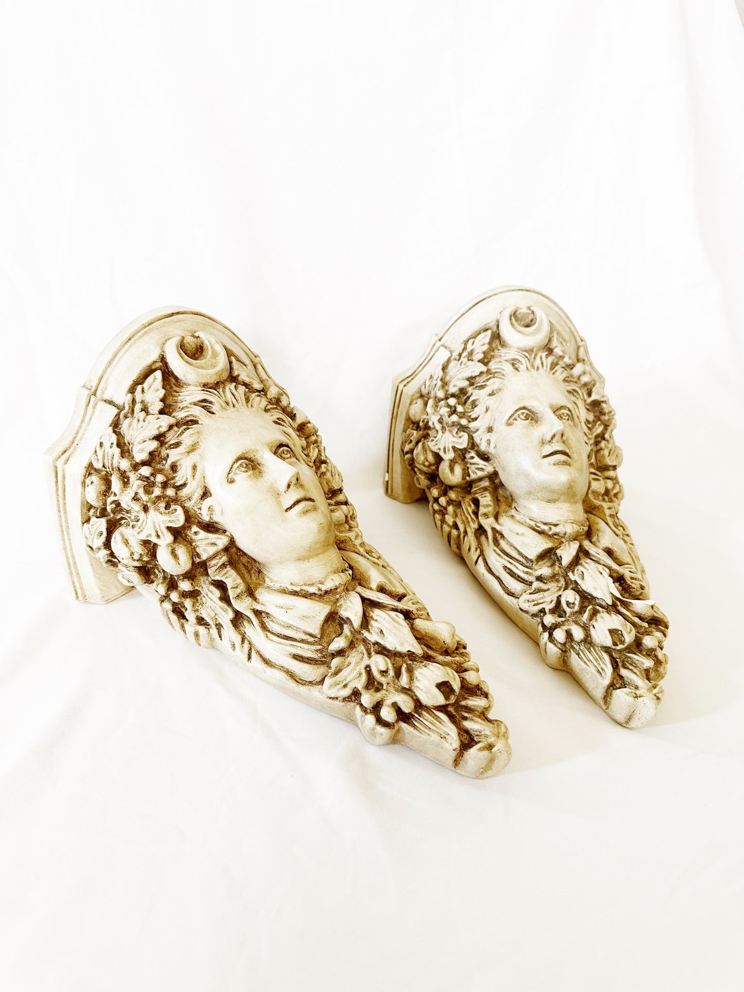 Neoclassical Maiden Wall Sconces
