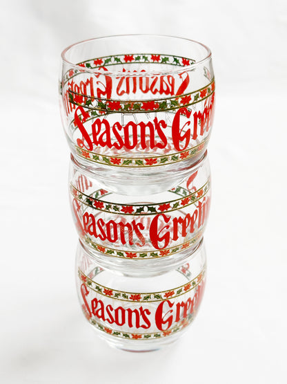 Seasons Greetings Glasses