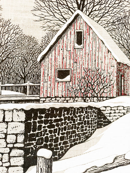 Winter Barn Artwork