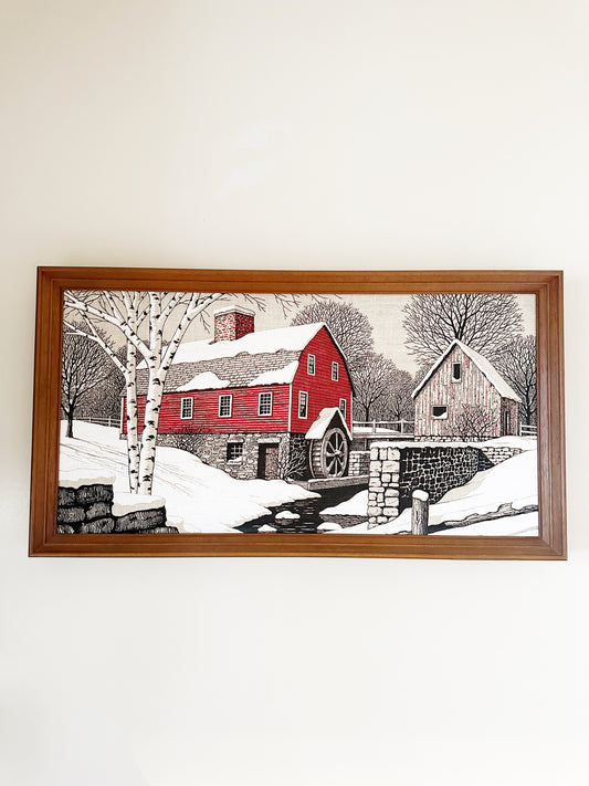 Winter Barn Artwork