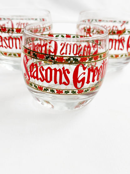 Seasons Greetings Glasses