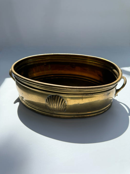 Brass Shell Planter