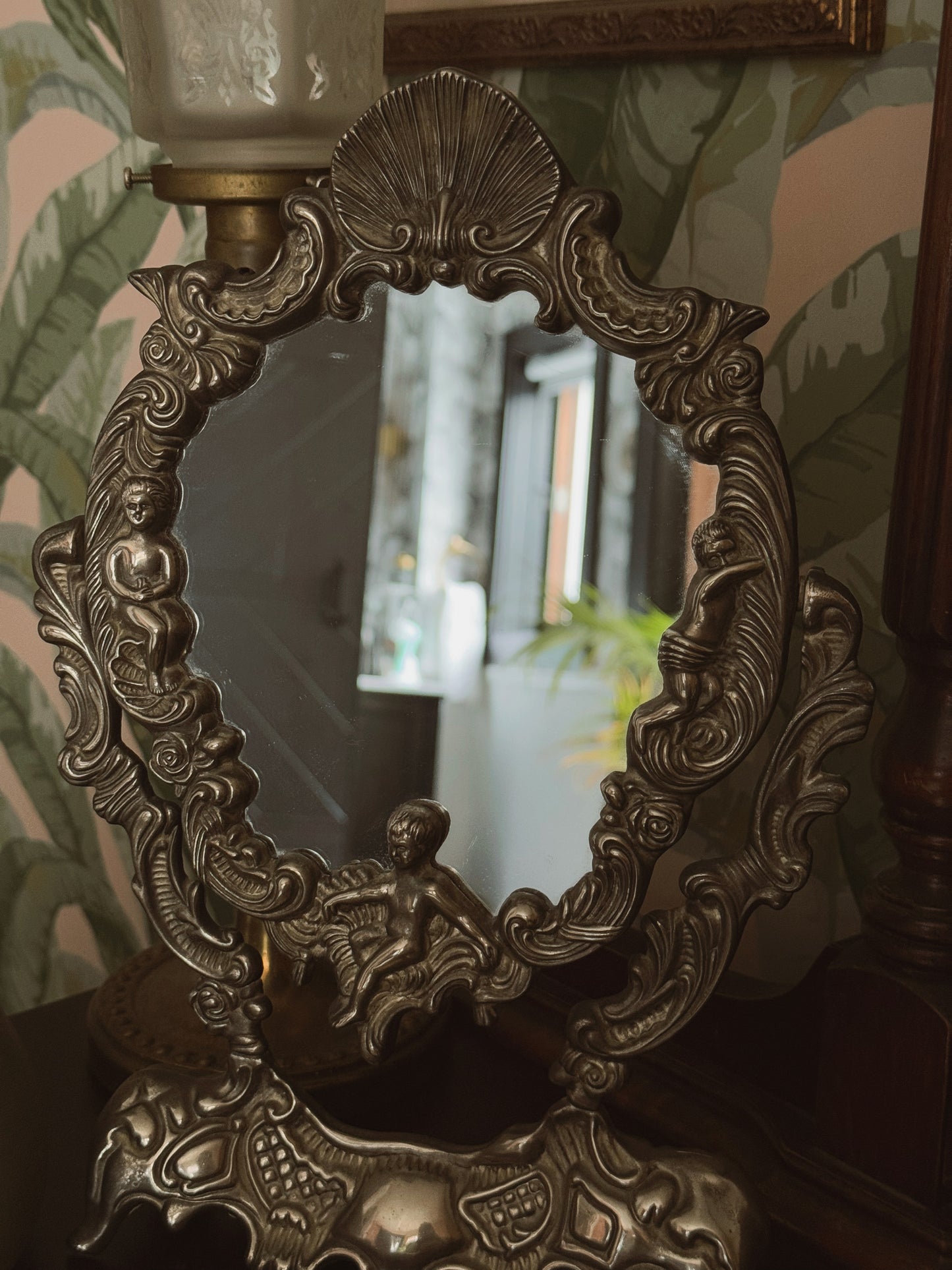 Vintage Vanity Swivel Mirror