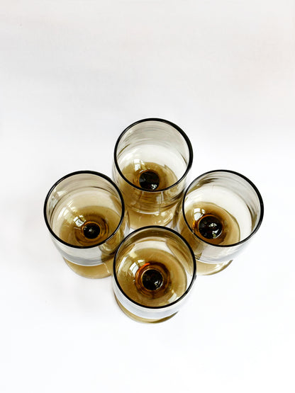 Brown Glassware Set