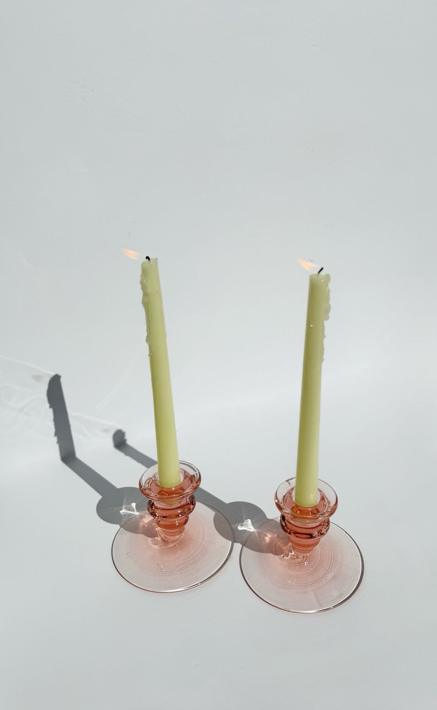 Pink Candleholders