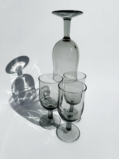 Smoke Gray Stemware