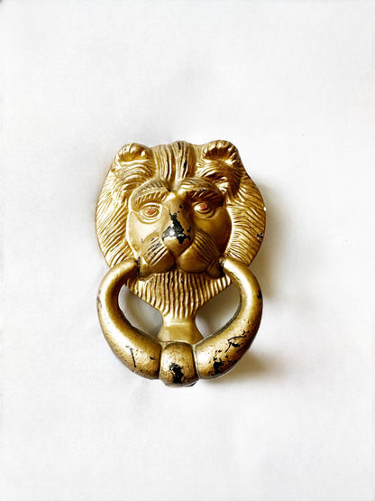 Brass Lion Door Knocker