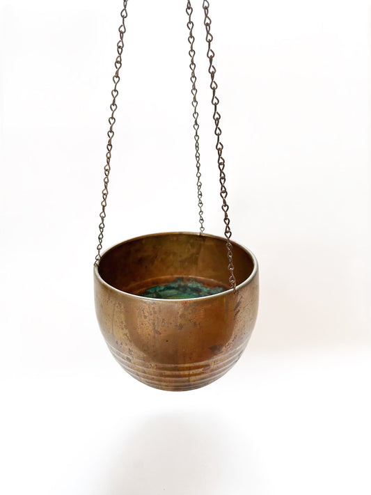 Copper Hanging Planter