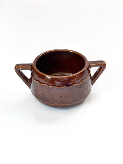 Small Brown Ceramic Bowl
