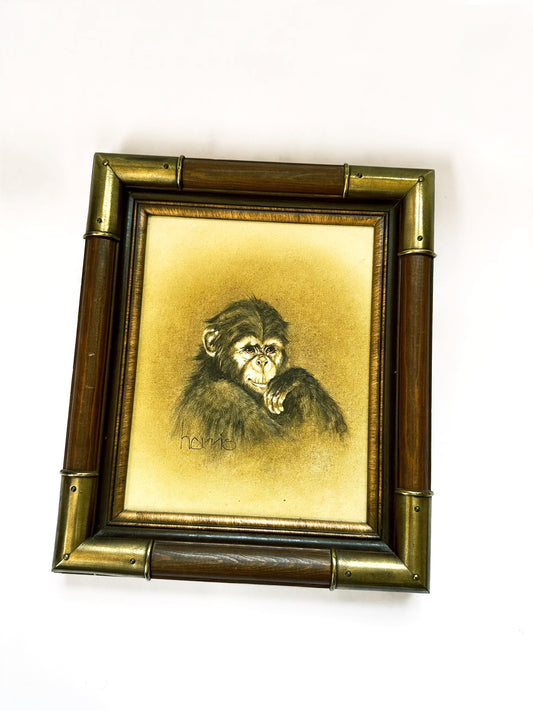 Chimp Canvas Painting