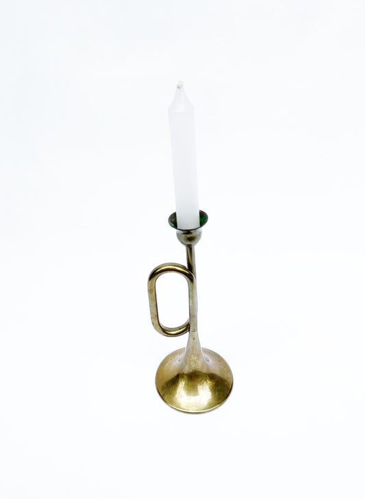Trumpet Candle Holder