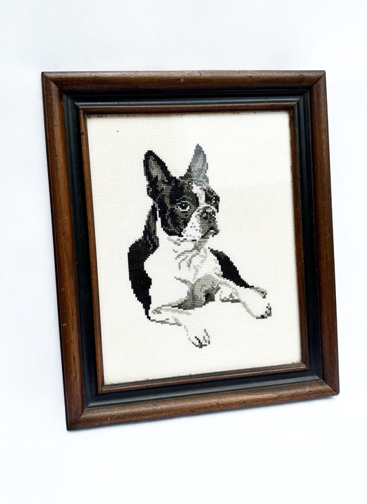 Large Boston Terrier Artwork
