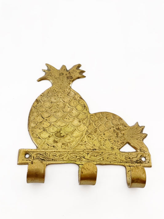 Brass Pineapple Wall Hook