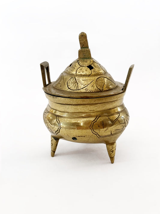 Brass Incense Jar